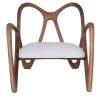 Il Giardino di Legno Outdoor Armchairs<Nanto White Wood Outdoor Lounge Armchair