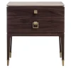 Galimberti Nino Nightstands<Nara Brown Wood Nightstand