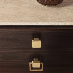 Galimberti Nino Nightstands<Nara Brown Wood Nightstand