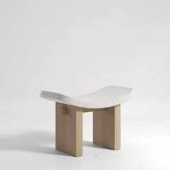 Secolo Stools<Nara Cocò Desert Storm And White Oak Stool