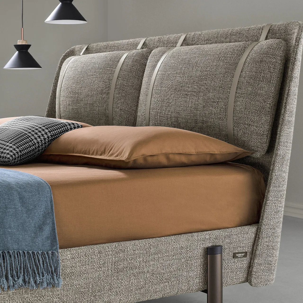 Bodema Beds<Nara King-Size Bed with Leather Straps