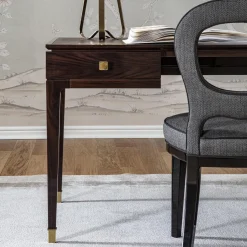 Galimberti Nino Desk & Writing Tables<Nara matte tobacco finish walnut Desk