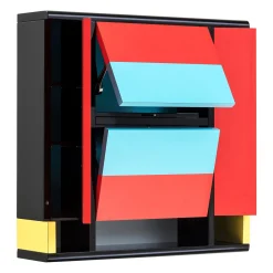 Memphis Cabinets<Narciso Wall Cabinet by George Sowden - Post Design