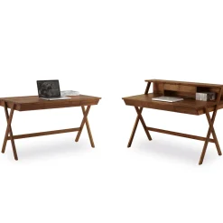 Riva 1920 Desk & Writing Tables<Navarra 4.07.1 Walnut Writing Desk by C.R. & S.