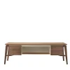 Casa Covre Desk & Writing Tables<Naviglio Leather-Covered Wooden Desk