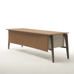 Casa Covre Desk & Writing Tables<Naviglio Leather-Covered Wooden Desk
