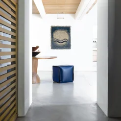 Tonucci Collection Ottomans & Poufs<Navy Blue Big Bao Ottoman by Viola Tonucci