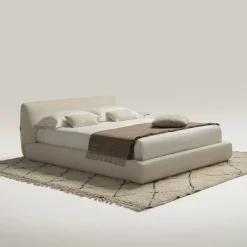 Ferri 1956 Beds<NAXOS 905 Bed in White Textile