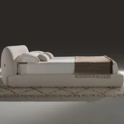 Ferri 1956 Beds<Naxos White Fabric Bed