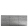 Albedo Sideboards Buffets<Nazca B 210/80 White 3-Doors Sideboard