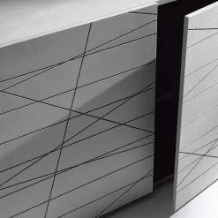 Albedo Sideboards Buffets<Nazca B 210/80 White 3-Doors Sideboard
