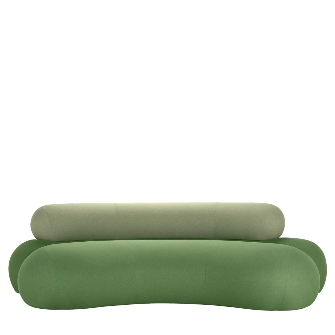 Adrenalina Sofas<Nefelibata Composition 4.1 Curved Green Sofa