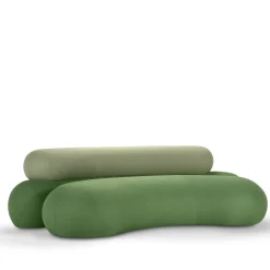 Adrenalina Sofas<Nefelibata Composition 4.1 Curved Green Sofa