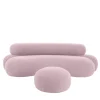Adrenalina Sofas<Nefelibata Composition 4.1 Sofa with Pink Bouclé Pouf