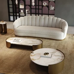Encore Italia Sofas<Nest Medium White Bouclé Sofa