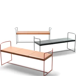 Epònimo Benches<New Outline Black Bench by Alberto Colzani