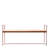 Epònimo Benches<New Outline Red Bench by Alberto Colzani