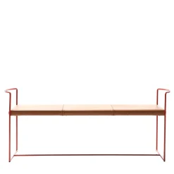 Epònimo Benches<New Outline Red Bench by Alberto Colzani