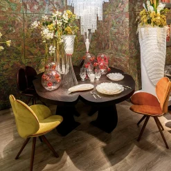 VGnewtrend Chairs<New Pansè Leather and Wood Chair
