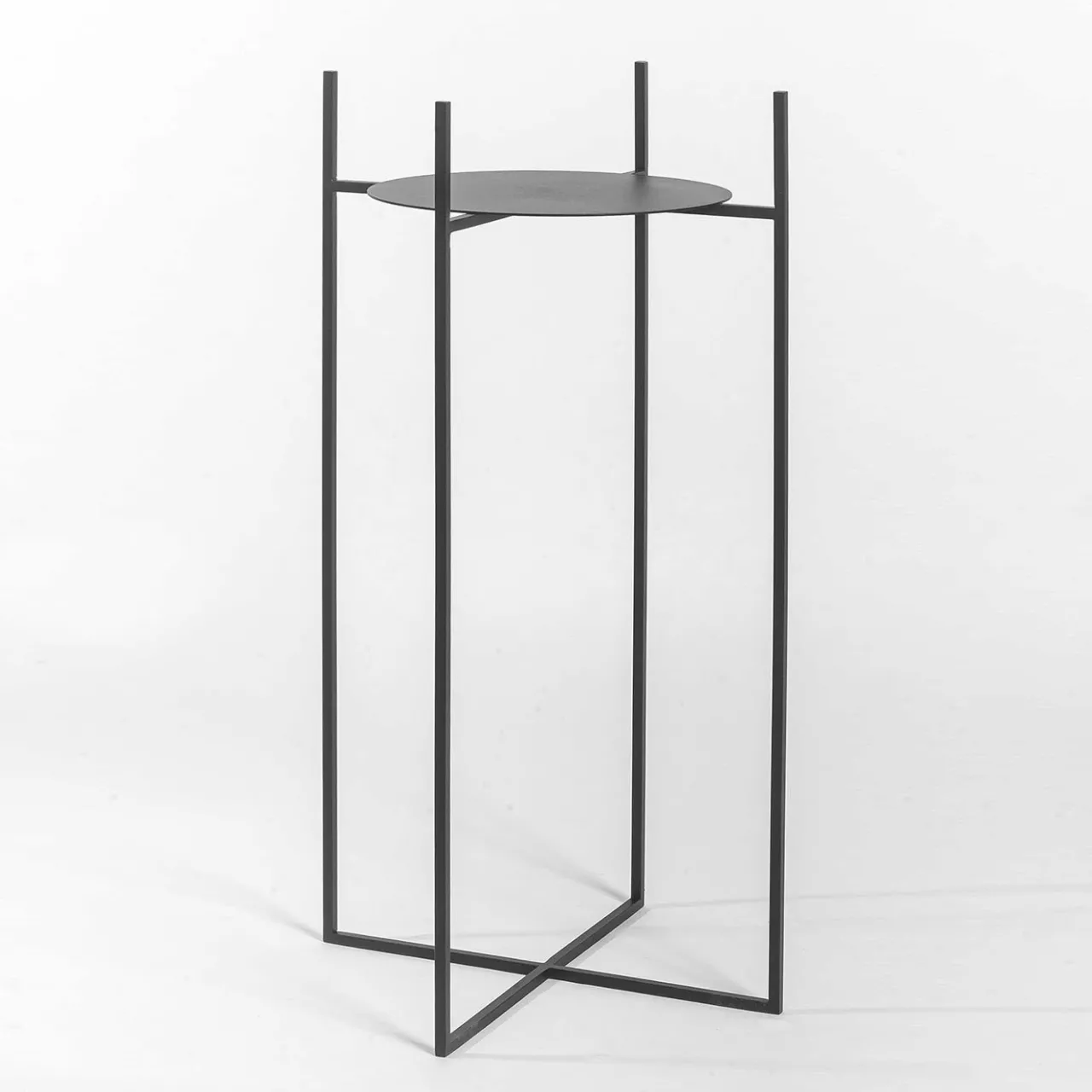 Splot Design Side Tables<Nexum Tall Black Side Table
