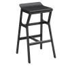 TrabA' Bar Stools<Nhino LE Medium Black Stool by Emilio Nanni