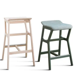 TrabA' Bar Stools<Nhino LE Medium White Stool by Emilio Nanni