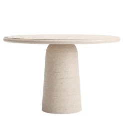 MMairo Dining Tables<Nissa Beige Travertine Dining Table by Ivan Colominas