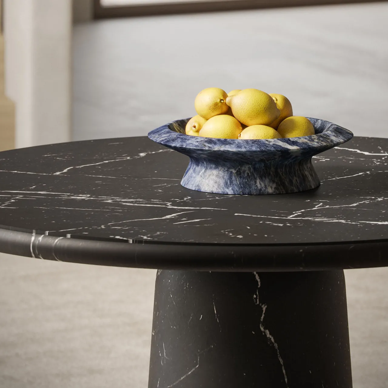 MMairo Dining Tables<Nissa Black Marquinia Marble Dining Table by Ivan Colominas