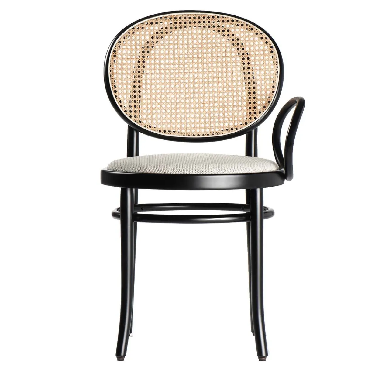 Gebrüder Thonet Vienna GmbH (GTV) – Wiener GTV Design Chairs<No. 0 Black and White Chair by Front