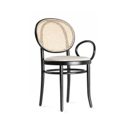 Gebrüder Thonet Vienna GmbH (GTV) – Wiener GTV Design Chairs<No. 0 Black and White Chair by Front