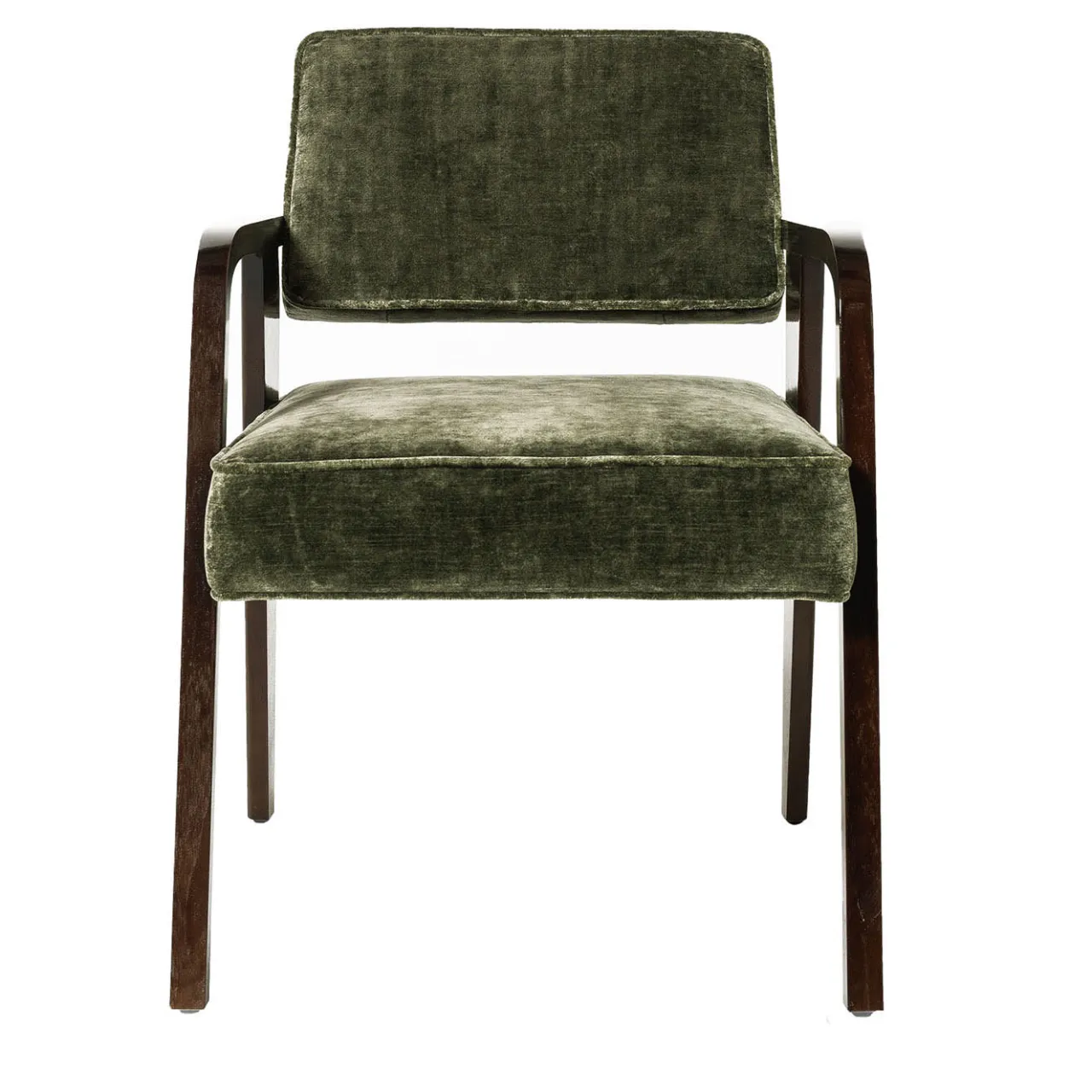 Fratelli Boffi Chairs<Nocina/C Dining Green Velvet Chair by Storagemilano