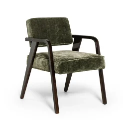 Fratelli Boffi Chairs<Nocina/C Dining Green Velvet Chair by Storagemilano