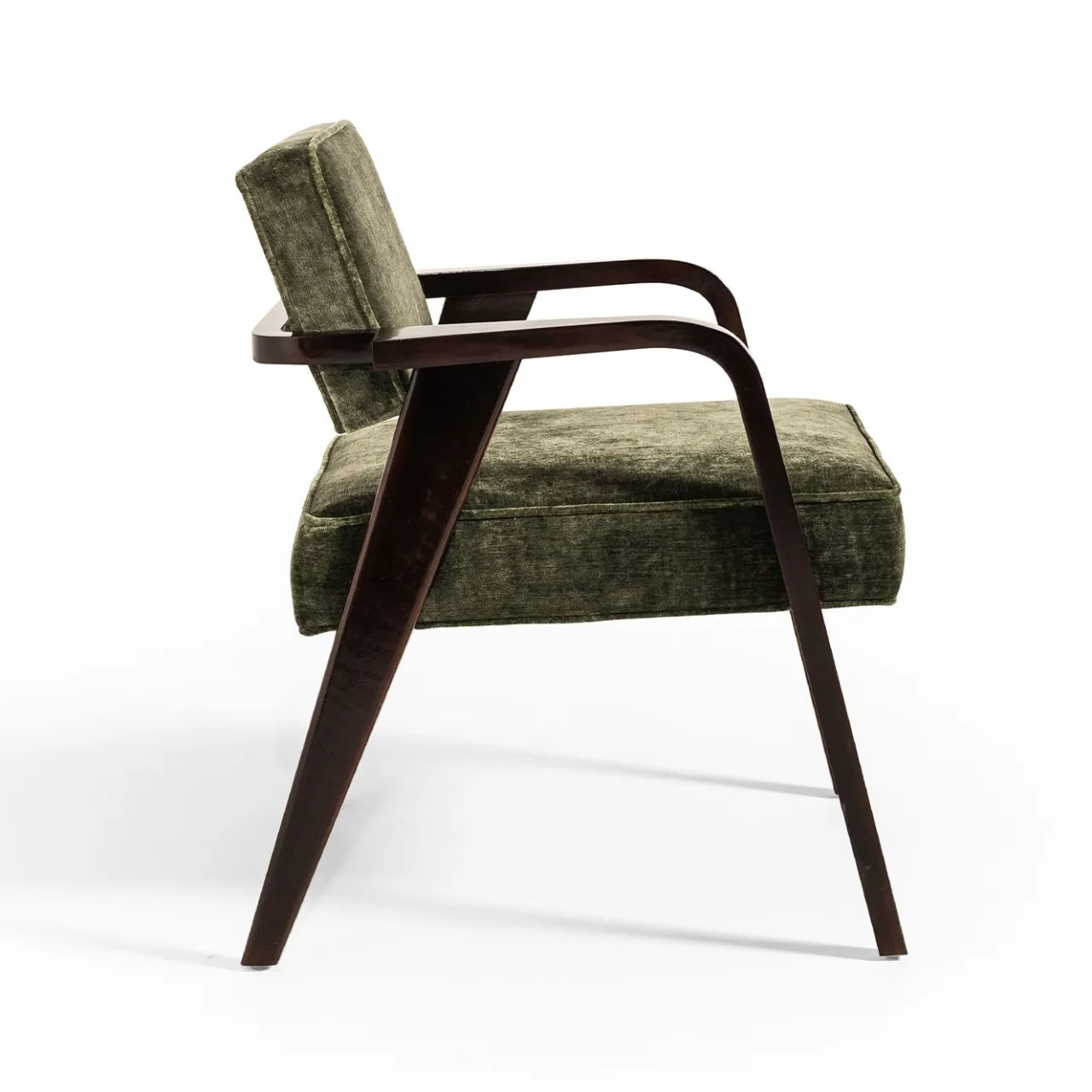 Fratelli Boffi Chairs<Nocina/C Dining Green Velvet Chair by Storagemilano