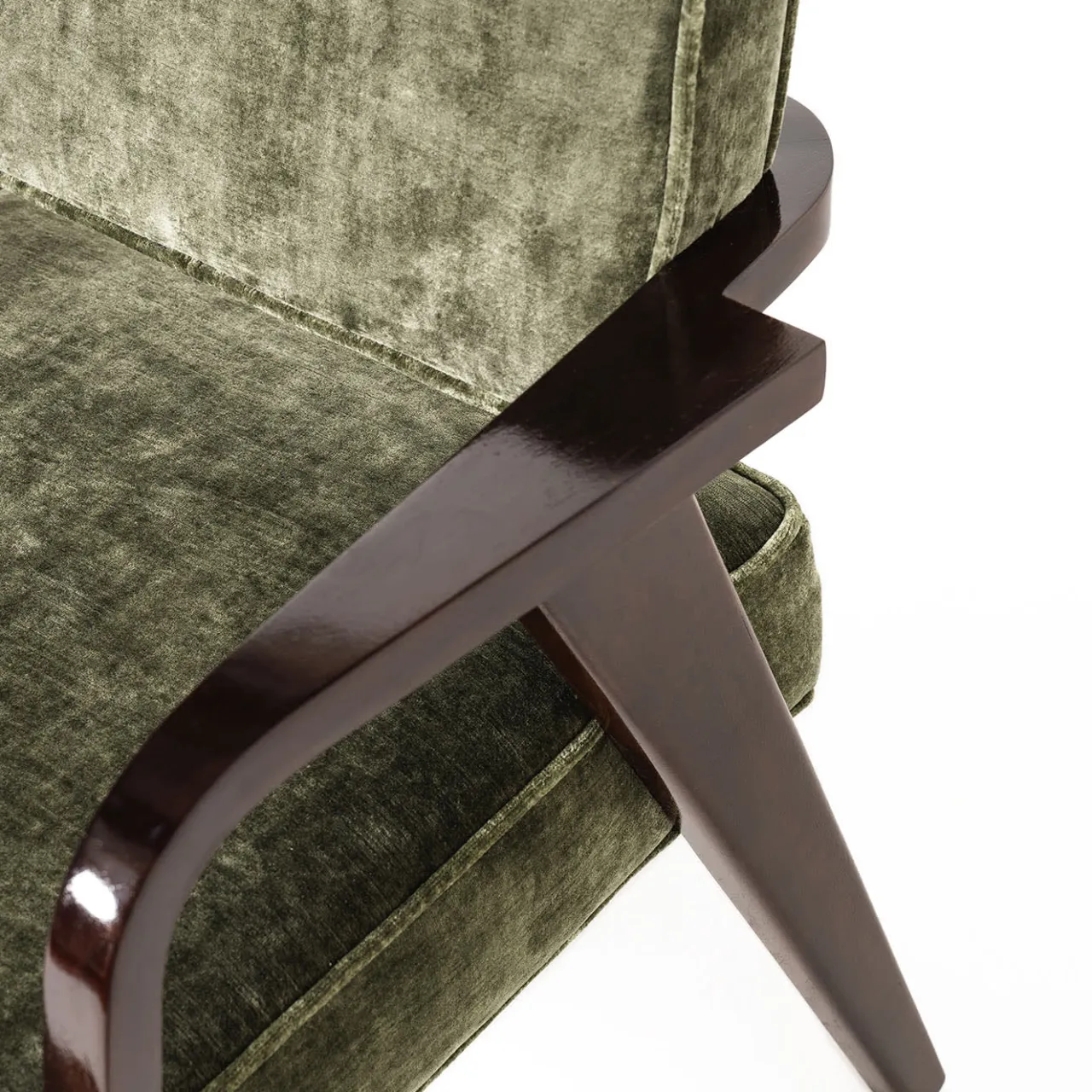 Fratelli Boffi Chairs<Nocina/C Dining Green Velvet Chair by Storagemilano