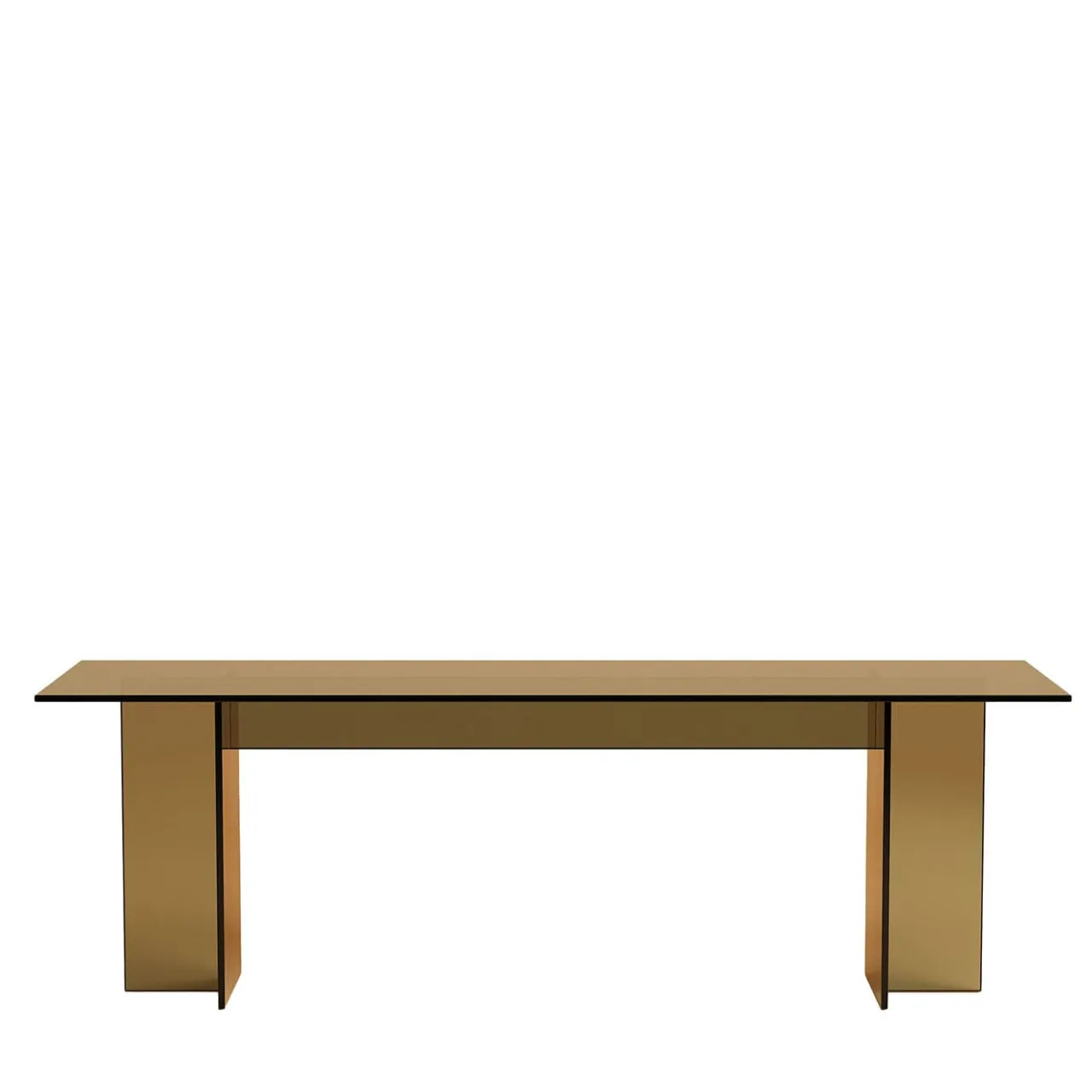 Lebanto Coffee Tables<Noor Bronze Finish Glass Coffee Table