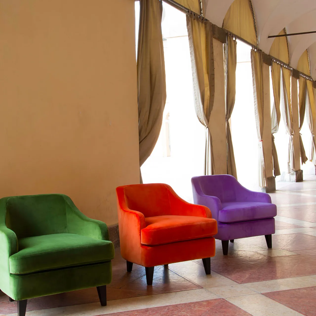 Domingo Salotti Armchairs<Nor Green Armchair