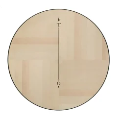 Morelato Dining Tables<Nord Sud Maple Wood Round Table