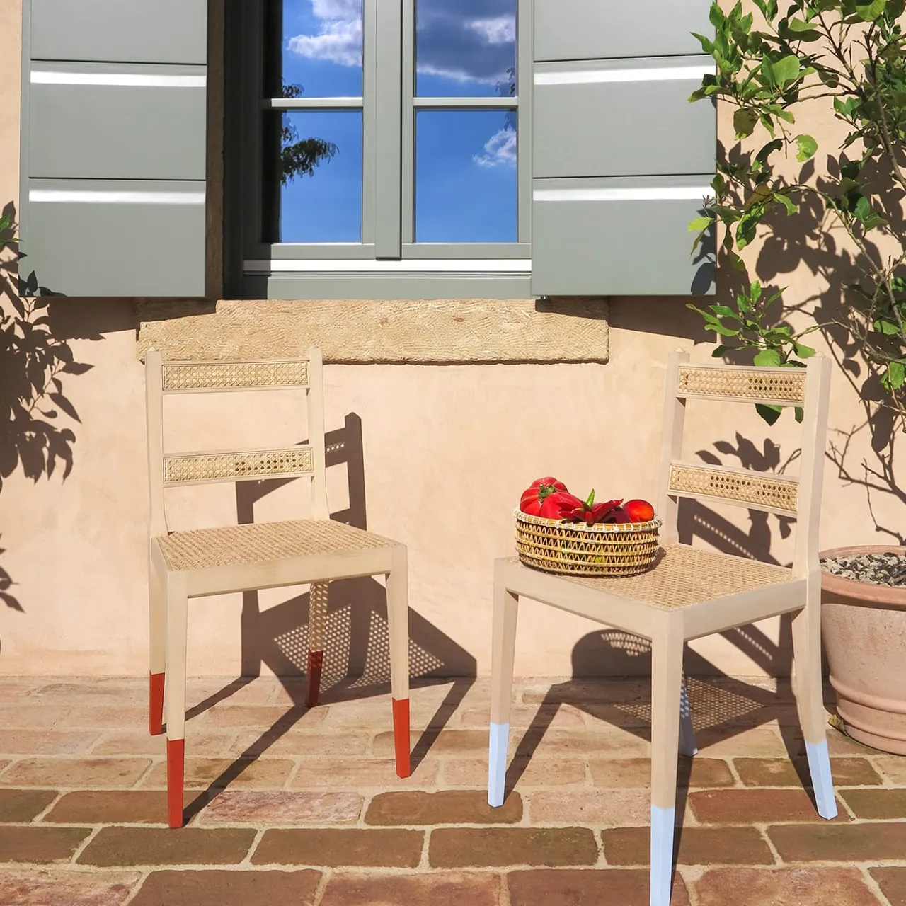 Pietrachiara Chairs<North Chair with Light Blue Feet