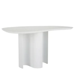 Adrenalina Dining Tables<North Light White Metal High Table By Vladislav Tolochko