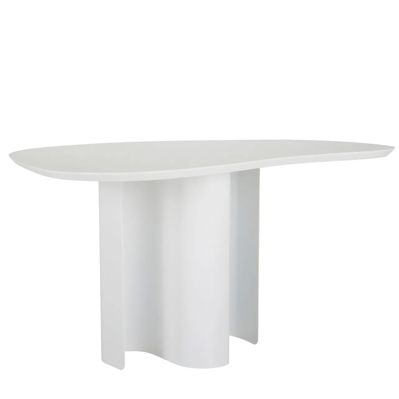 Adrenalina Dining Tables<North Light White Metal High Table By Vladislav Tolochko