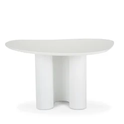 Adrenalina Dining Tables<North Light White Metal High Table By Vladislav Tolochko