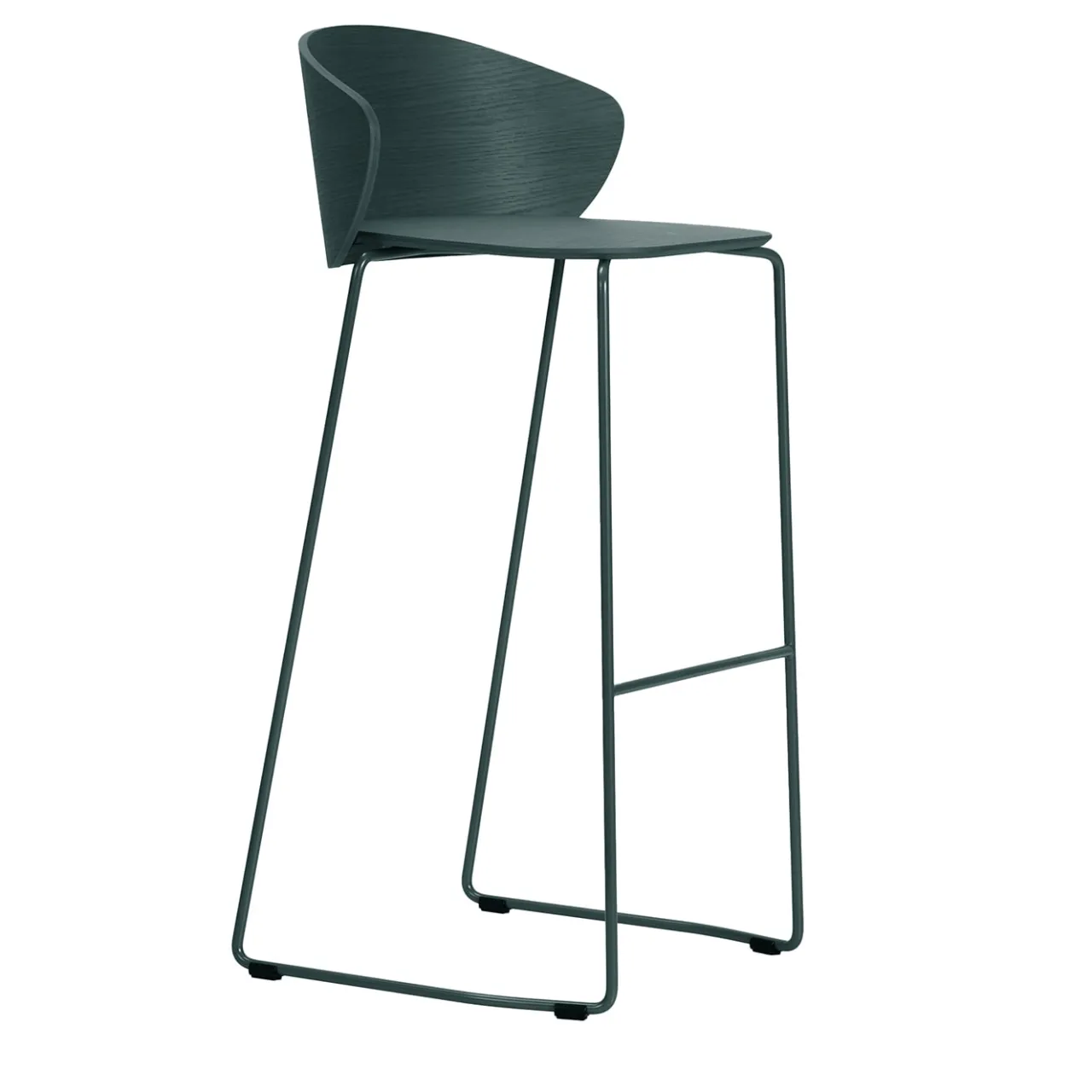 TRUE Bar Stools<Not Wood Dark Green Bar Stool #2