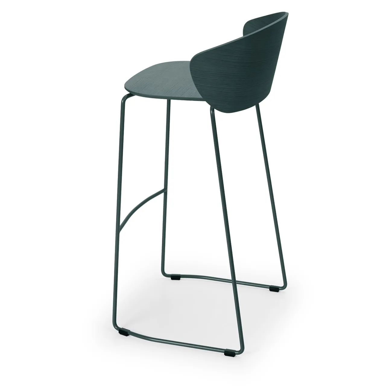 TRUE Bar Stools<Not Wood Dark Green Bar Stool #2