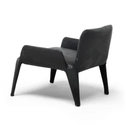 Epònimo Lounge Chairs<Nova Black Lounge Chair With Armrests