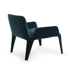Epònimo Lounge Chairs<Nova Blue Lounge chair with Armrests