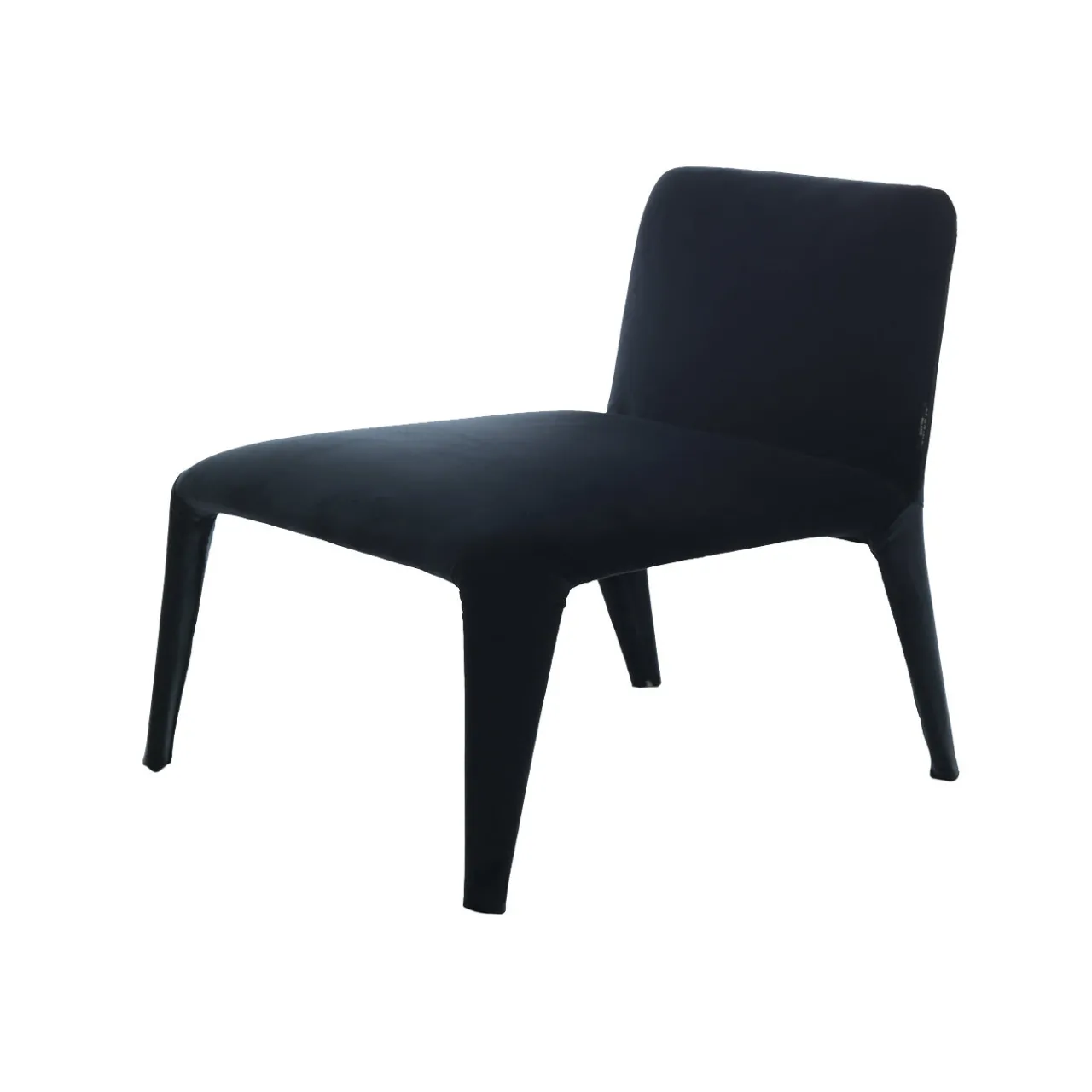 Epònimo Lounge Chairs<Nova Dark Blue Lounge chair Without Armrests