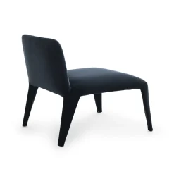 Epònimo Lounge Chairs<Nova Dark Blue Lounge chair Without Armrests