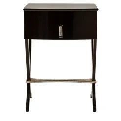 LCI_DECORA Nightstands<Novecento Ebony-Finished Nightstand