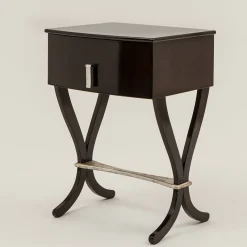 LCI_DECORA Nightstands<Novecento Ebony-Finished Nightstand