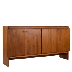 Lando Sideboards Buffets<Novella Walnut Low Sideboard